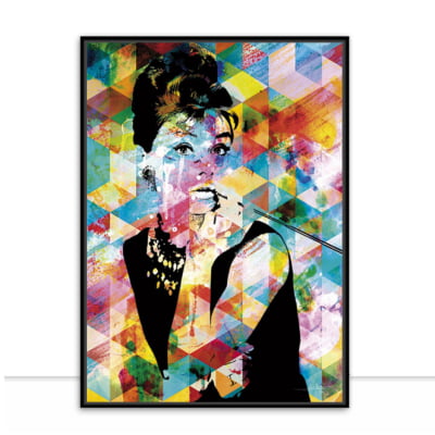 Quadro Audrey Hepburn por Joel Santos -  CATEGORIAS