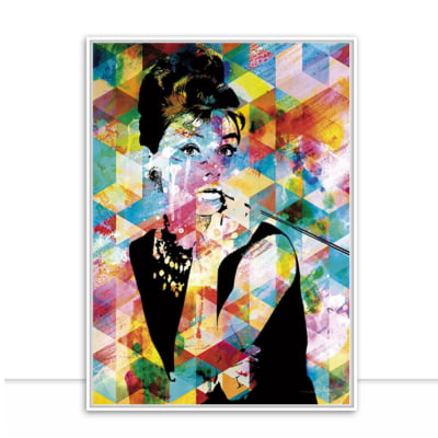 Quadro Audrey Hepburn por Joel Santos -  CATEGORIAS