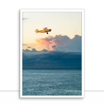 Quadro Avião e Mar por Gleison Jayme -  CATEGORIAS