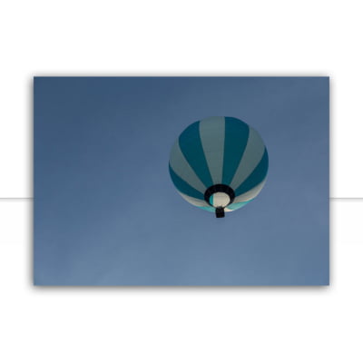 Quadro Balão Azul e Branco por Felipe Hoffmann -  CATEGORIAS
