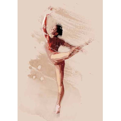 Quadro Ballet Beige por Joel Santos