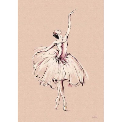 Quadro Ballet Dancer I Color por Joel Santos