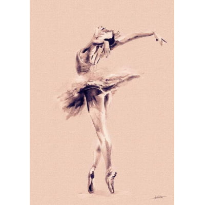 Quadro Ballet Dancer III  por Joel Santos