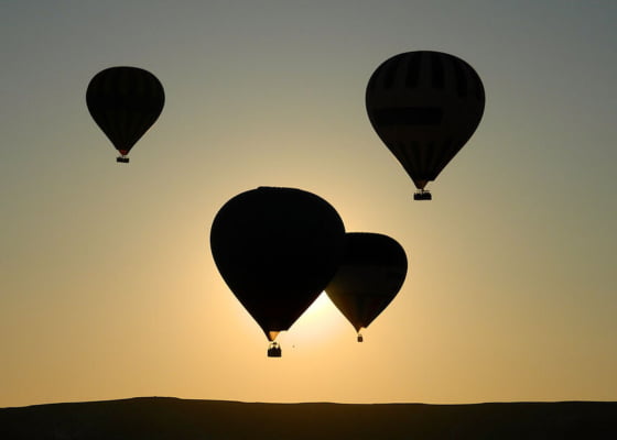Quadro Balões na Capadócia por Escolha Viajar