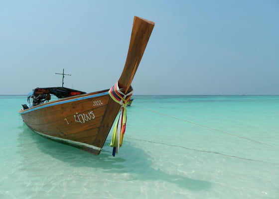 Quadro Barco em Kho Lipe por Escolha Viajar