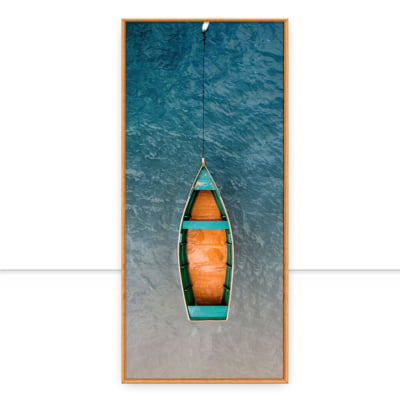 Quadro Barco Laranja P por Gleison Jayme -  CATEGORIAS