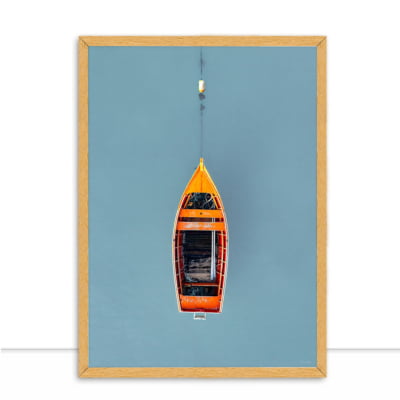 Quadro Barco Laranja por Gleison Jayme -  CATEGORIAS