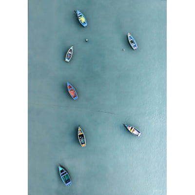 Quadro Barcos Ancorados por Gleison Jayme