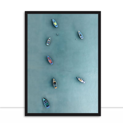 Quadro Barcos Ancorados por Gleison Jayme -  CATEGORIAS