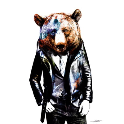 Quadro Bear Style por Joel Santos