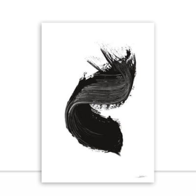 Quadro Black Brushstroke por Joel Santos -  CATEGORIAS