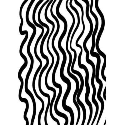 Quadro Black Waves por Martina Pavlova