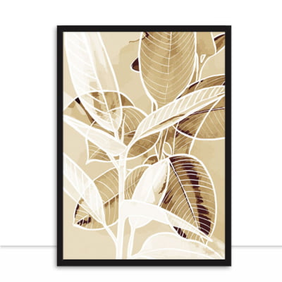 Quadro Botanic Soft Art Ocre I por Joel Santos -  CATEGORIAS