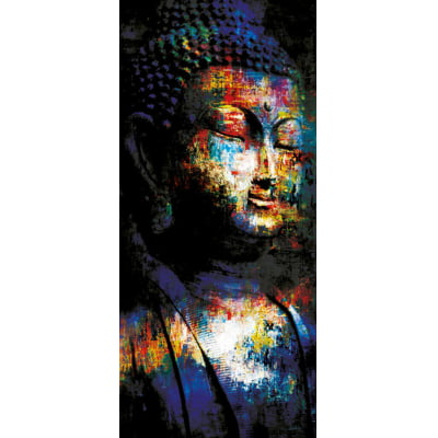 Quadro Buddha Color Panorâmico II por Joel Santos