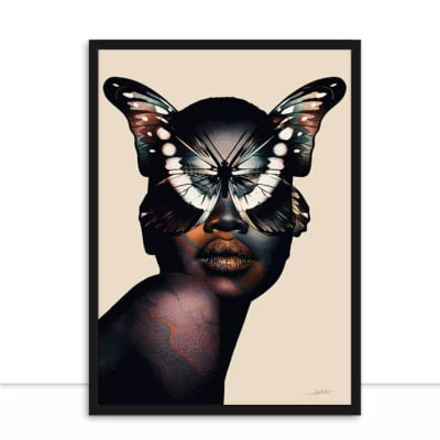 Quadro Butterfly Landing II por Joel Santos -  CATEGORIAS
