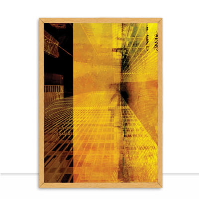 Quadro City Yellow I por Joel Santos -  CATEGORIAS