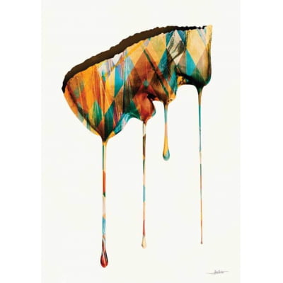 Quadro Color Disintegration por Joel Santos