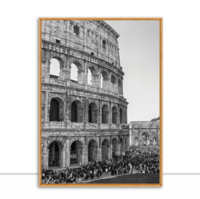 Quadro Colosseo (Fachada) P&B por André Pizzolo -  CATEGORIAS