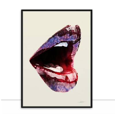 Quadro Crazy Mouth por Joel Santos -  CATEGORIAS
