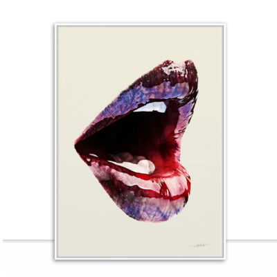 Quadro Crazy Mouth por Joel Santos -  CATEGORIAS