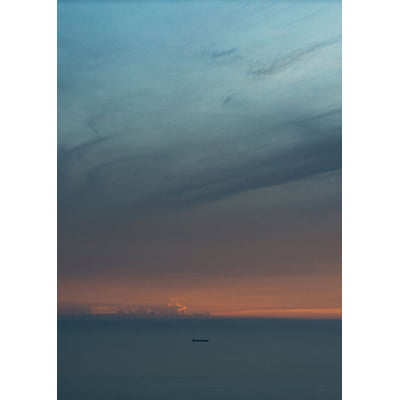 Quadro Crepúsculo Sobre o Mar por César Fonseca