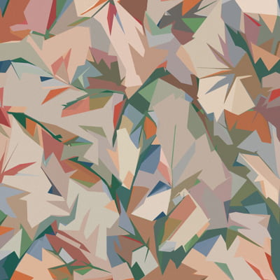 Quadro Cubismo Tropical por Letícia Barros