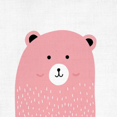 Quadro Cute Bear por Juliana Bogo -  CATEGORIAS
