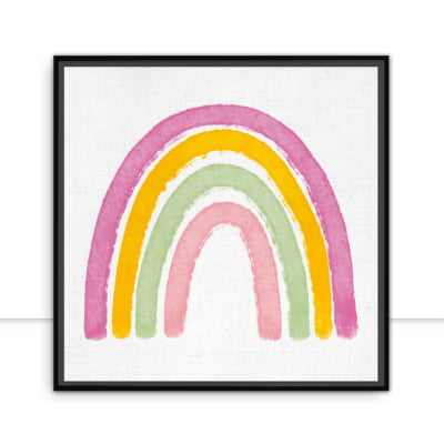 Quadro Cute Rainbow por Juliana Bogo -  CATEGORIAS