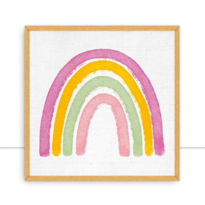 Quadro Cute Rainbow por Juliana Bogo -  CATEGORIAS