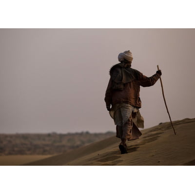 Quadro Desert Man por Felipe Hoffmann
