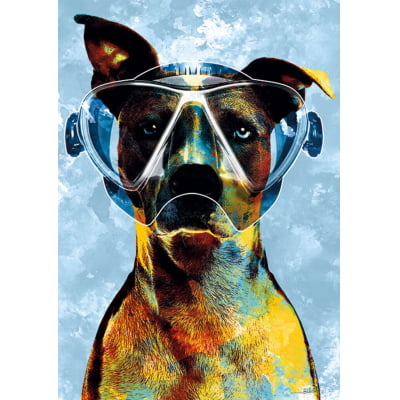 Quadro Diving Dog por Joel Santos -  CATEGORIAS