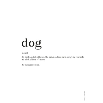 Quadro Dog 01 por Isabela Schreiber