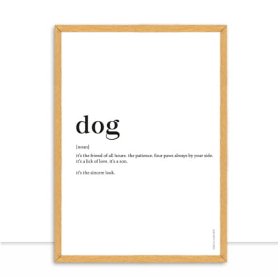Quadro Dog 01 por Isabela Schreiber -  CATEGORIAS