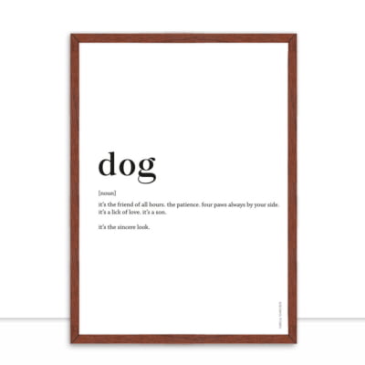 Quadro Dog 01 por Isabela Schreiber -  CATEGORIAS