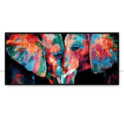 Quadro Elephant Color I Panoramico -  CATEGORIAS