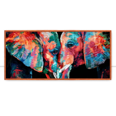 Quadro Elephant Color I Panoramico -  CATEGORIAS