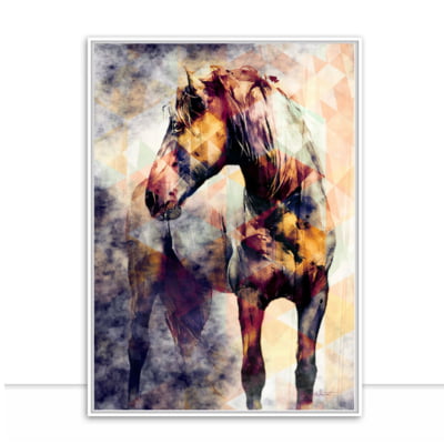 Quadro Expression Horse Colours por Joel Santos -  CATEGORIAS