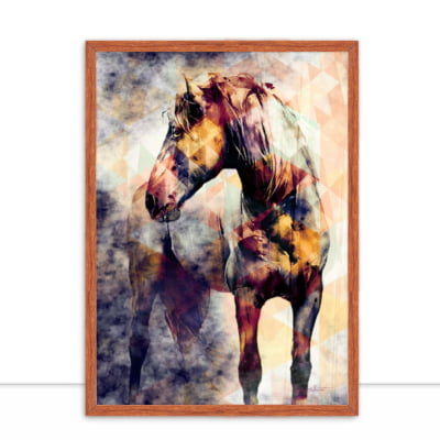 Quadro Expression Horse Colours por Joel Santos -  CATEGORIAS