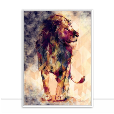 Quadro Expression Lion Colours por Joel Santos -  CATEGORIAS