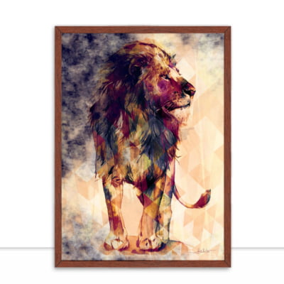 Quadro Expression Lion Colours por Joel Santos -  CATEGORIAS