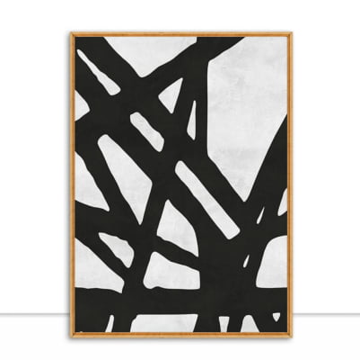 Quadro Expressionismo Preto II por Vitor Costa -  CATEGORIAS
