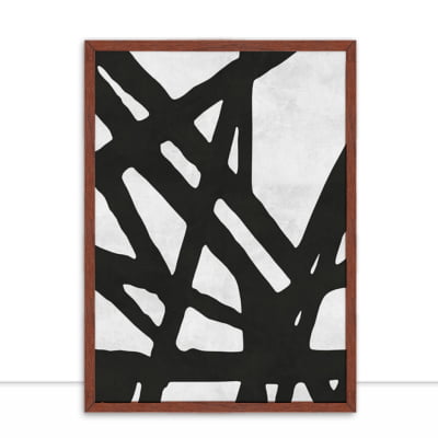 Quadro Expressionismo Preto II por Vitor Costa -  CATEGORIAS
