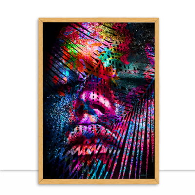 Quadro Face Metalic Colours II por Joel Santos -  CATEGORIAS