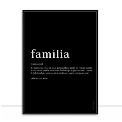 Quadro Família Black por Isabela Schreiber -  CATEGORIAS