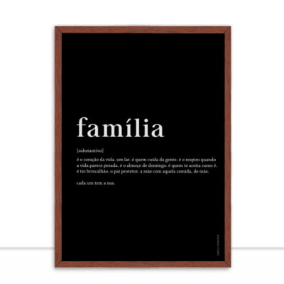 Quadro Família Black por Isabela Schreiber -  CATEGORIAS