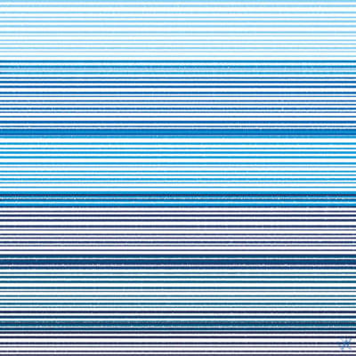 Quadro Fine line Blue II por Isadora Fabrini