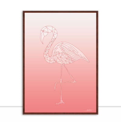 Quadro Flamingo Rosee por Joel Santos -  CATEGORIAS