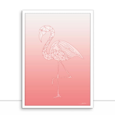 Quadro Flamingo Rosee por Joel Santos -  CATEGORIAS