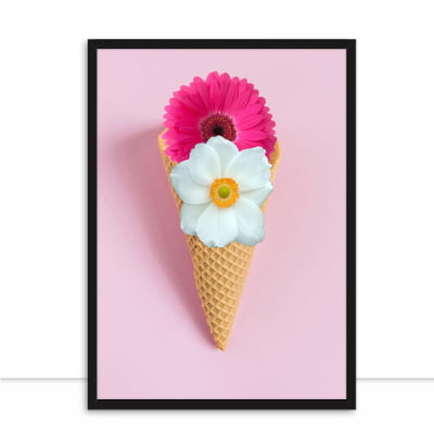 Quadro Flower Ice Cream por Bruna Polessi -  CATEGORIAS
