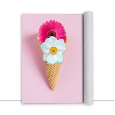 Quadro Flower Ice Cream por Bruna Polessi -  CATEGORIAS
